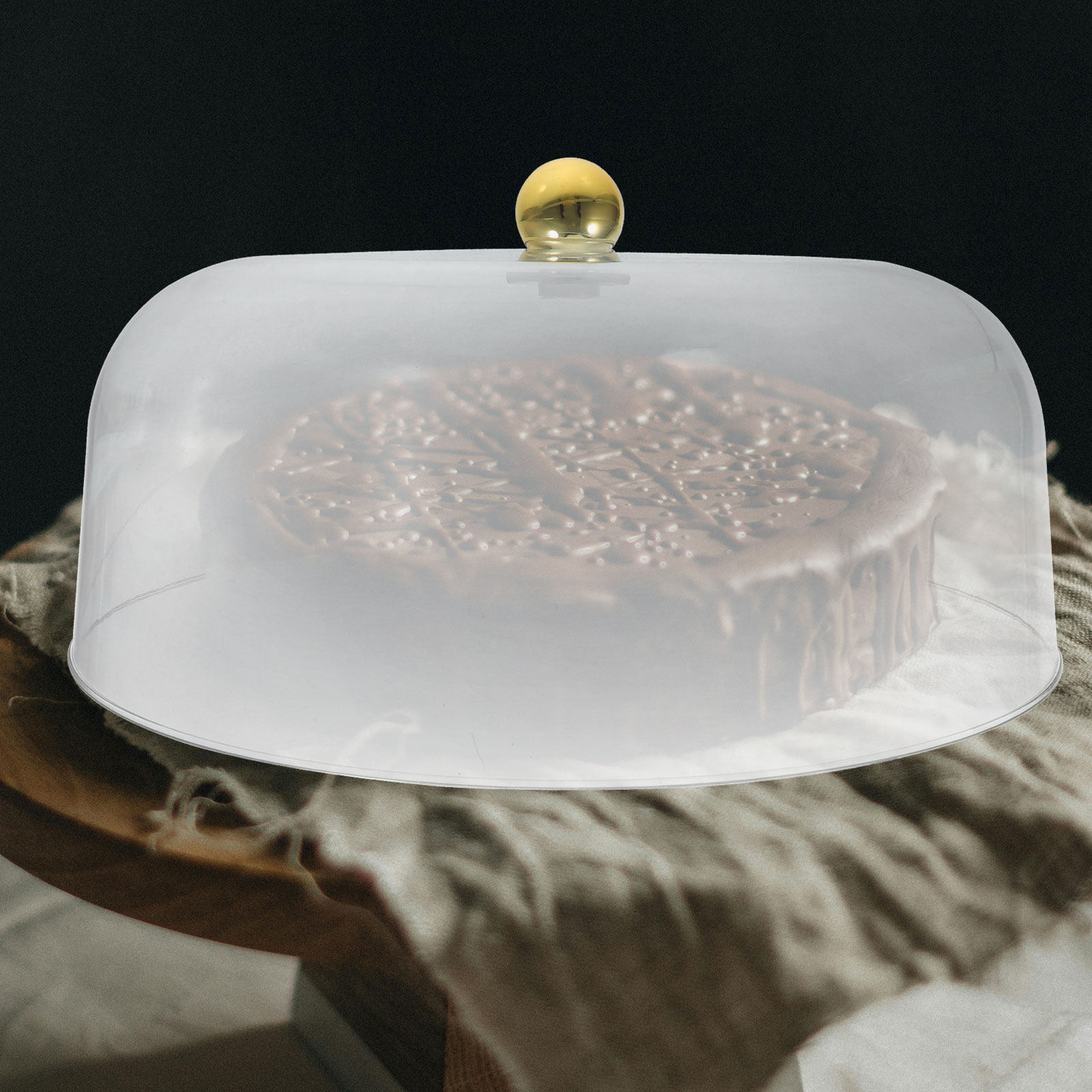 Plastic Dome Clear - Przezroczysta, plastikowa osłonka na tort, idealna
