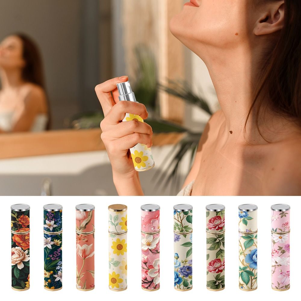 Misting Bottle Fine - Butelka na perfumy z ekoskóry PU,