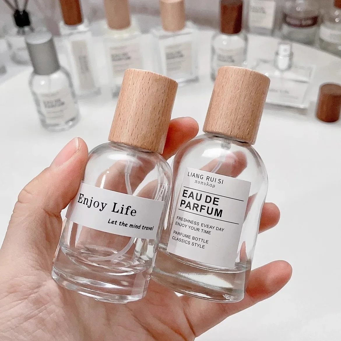 Misting Bottle Fine - Butelka szklana na perfumy 30/50 ml,